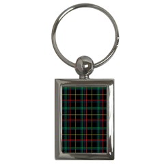 Plaid Tartan Checks Pattern Key Chains (rectangle) 