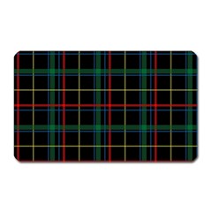 Plaid Tartan Checks Pattern Magnet (rectangular) by Wegoenart