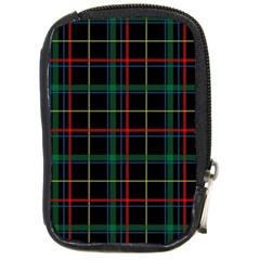 Plaid Tartan Checks Pattern Compact Camera Leather Case by Wegoenart