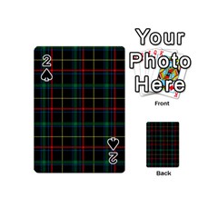 Plaid Tartan Checks Pattern Playing Cards 54 (mini) by Wegoenart