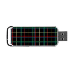 Plaid Tartan Checks Pattern Portable Usb Flash (two Sides) by Wegoenart