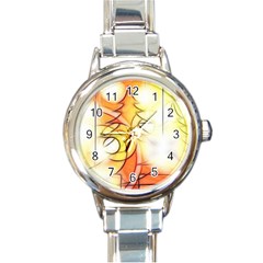 Tree Atmosphere Advent Round Italian Charm Watch by Wegoenart