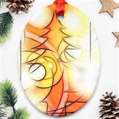 Tree Atmosphere Advent Ornament (Oval)