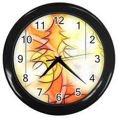 Tree Atmosphere Advent Wall Clock (Black)