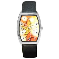 Tree Atmosphere Advent Barrel Style Metal Watch