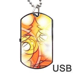 Tree Atmosphere Advent Dog Tag USB Flash (One Side)