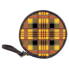 Plaid Tartan Scottish Yellow Red Classic 20-cd Wallets by Wegoenart