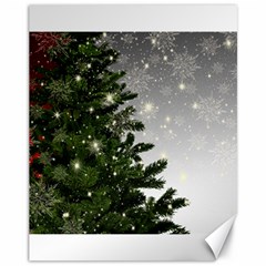 Christmas Fir Tree Mockup Star Canvas 11  X 14  by Wegoenart