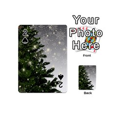 Christmas Fir Tree Mockup Star Playing Cards 54 (mini) by Wegoenart