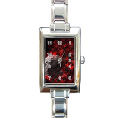 Planet Explode Space Universe Rectangle Italian Charm Watch by Wegoenart