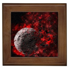 Planet Explode Space Universe Framed Tiles by Wegoenart