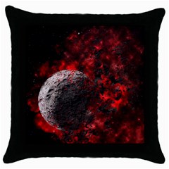 Planet Explode Space Universe Throw Pillow Case (black) by Wegoenart