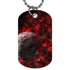 Planet Explode Space Universe Dog Tag (two Sides) by Wegoenart