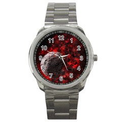 Planet Explode Space Universe Sport Metal Watch