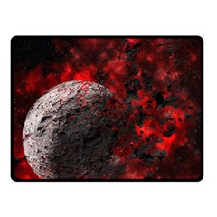 Planet Explode Space Universe Fleece Blanket (small) by Wegoenart