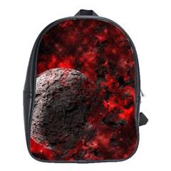 Planet Explode Space Universe School Bag (xl) by Wegoenart