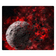 Planet Explode Space Universe Double Sided Flano Blanket (small)  by Wegoenart