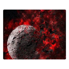 Planet Explode Space Universe Double Sided Flano Blanket (large)  by Wegoenart