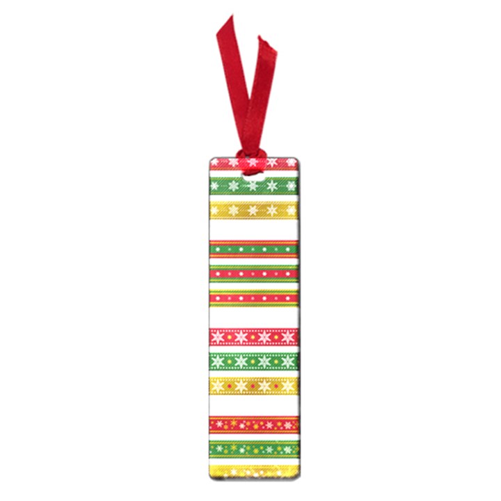 Christmas Ribbons Christmas Gold Small Book Marks