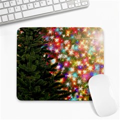 Christmas Tree Fir Tree Star Large Mousepads by Wegoenart