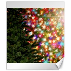 Christmas Tree Fir Tree Star Canvas 8  X 10  by Wegoenart