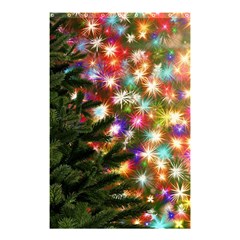 Christmas Tree Fir Tree Star Shower Curtain 48  X 72  (small)  by Wegoenart