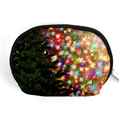 Christmas Tree Fir Tree Star Accessory Pouch (medium) by Wegoenart