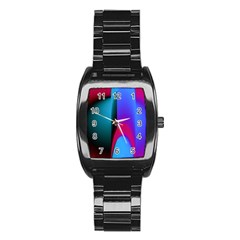 Abstract Art Abstract Background Stainless Steel Barrel Watch by Wegoenart