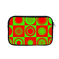 Red Green Christmas Background Apple Macbook Pro 13  Zipper Case by Wegoenart