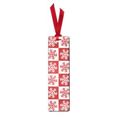 Snowflake Red White Small Book Marks by Wegoenart