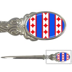 Stars Stripes July 4th Flag Blue Letter Opener by Wegoenart