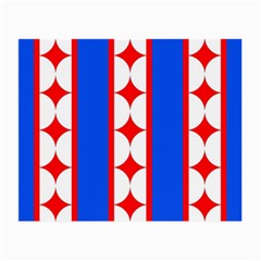 Stars Stripes July 4th Flag Blue Small Glasses Cloth (2-side) by Wegoenart