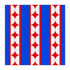 Stars Stripes July 4th Flag Blue Medium Glasses Cloth (2-side) by Wegoenart