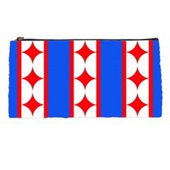 Stars Stripes July 4th Flag Blue Pencil Cases by Wegoenart