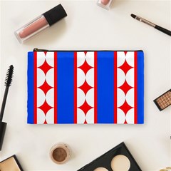 Stars Stripes July 4th Flag Blue Cosmetic Bag (medium) by Wegoenart