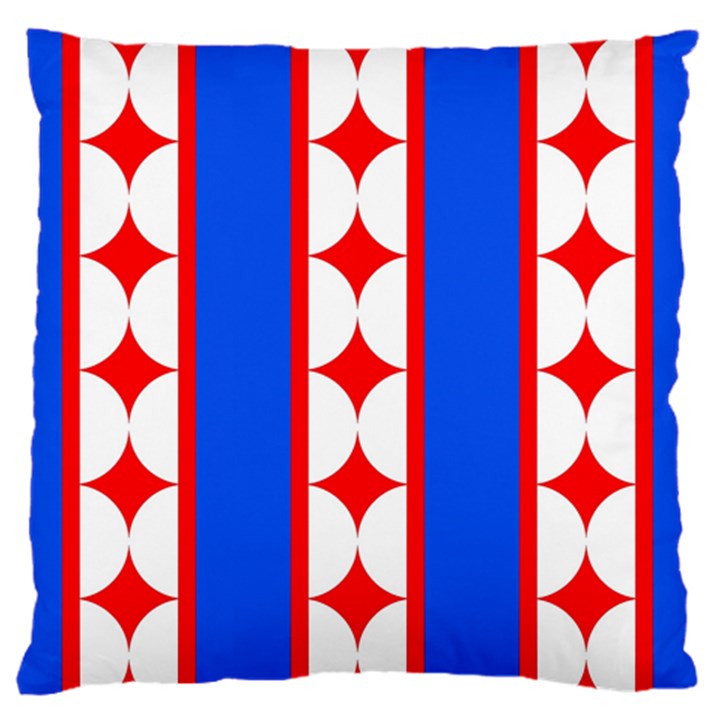 Stars Stripes July 4th Flag Blue Standard Flano Cushion Case (One Side)