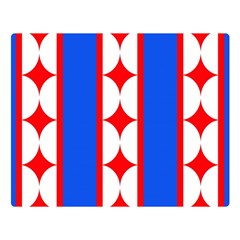 Stars Stripes July 4th Flag Blue Double Sided Flano Blanket (large)  by Wegoenart