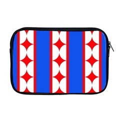 Stars Stripes July 4th Flag Blue Apple Macbook Pro 17  Zipper Case by Wegoenart