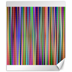 Striped Stripes Abstract Geometric Canvas 20  X 24  by Wegoenart