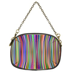 Striped Stripes Abstract Geometric Chain Purse (two Sides) by Wegoenart