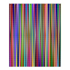 Striped Stripes Abstract Geometric Shower Curtain 60  X 72  (medium)  by Wegoenart