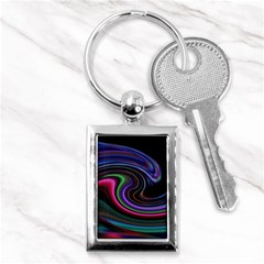 Art Abstract Colorful Abstract Key Chains (rectangle)  by Wegoenart