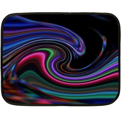 Art Abstract Colorful Abstract Fleece Blanket (mini) by Wegoenart