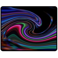 Art Abstract Colorful Abstract Fleece Blanket (medium)  by Wegoenart