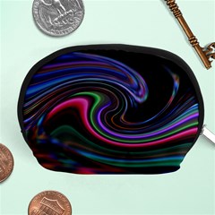 Art Abstract Colorful Abstract Accessory Pouch (medium) by Wegoenart