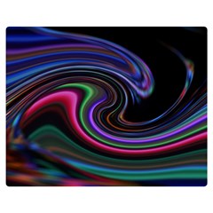 Art Abstract Colorful Abstract Double Sided Flano Blanket (medium)  by Wegoenart