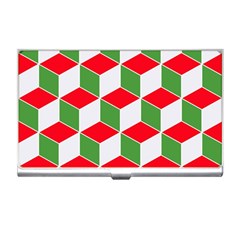 Christmas Abstract Background Business Card Holder by Wegoenart