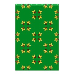 Background Christmas Shower Curtain 48  X 72  (small) 