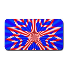 Star Explosion Burst Usa Red Medium Bar Mats by Wegoenart