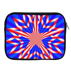 Star Explosion Burst Usa Red Apple Ipad 2/3/4 Zipper Cases by Wegoenart